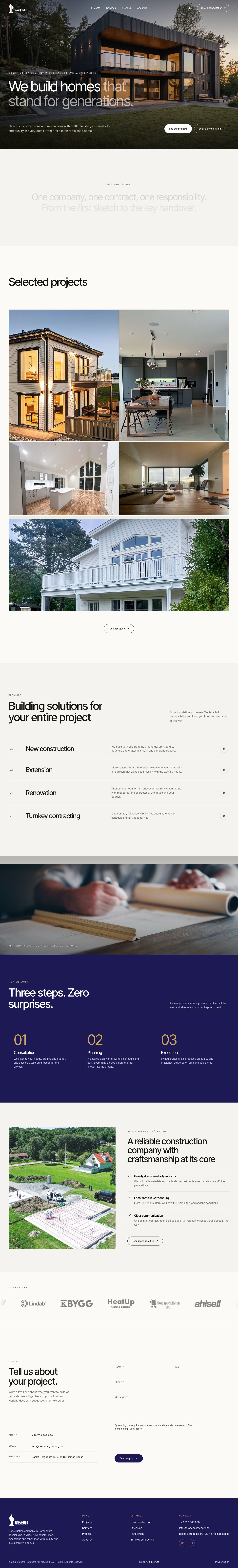 Brahem i Göteborg website screenshot